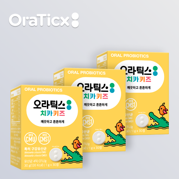 오라틱스 어린이  구강유산균 치카키즈 3개월분